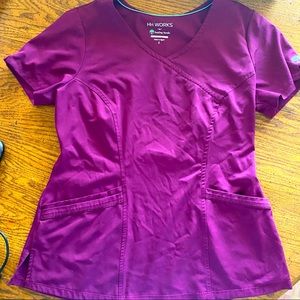 Healing hands scrub top